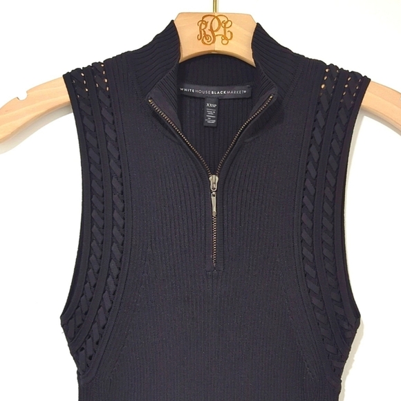 White House Black Market Dresses & Skirts - White House Black Market Sleeveless Knit Dress: Size XXS